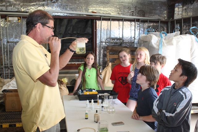 Moody students learn about fish production at UAPB