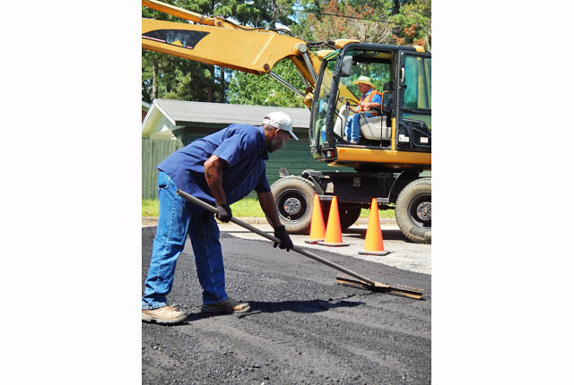 Fixing collapsed roads all in a day’s work for Street Department