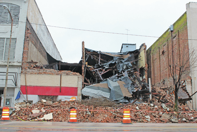 Cleanup of collapsed buildings scheduled to begin Aug. 3