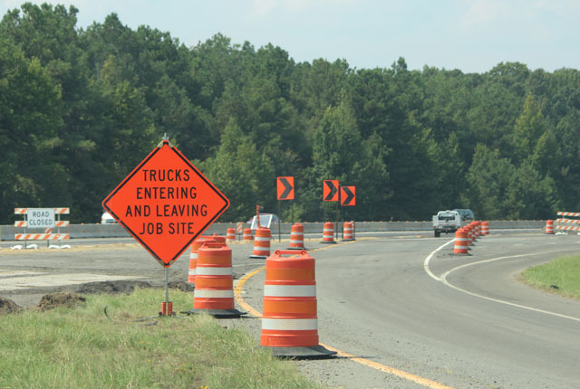 Lanes closed during I-530 construction