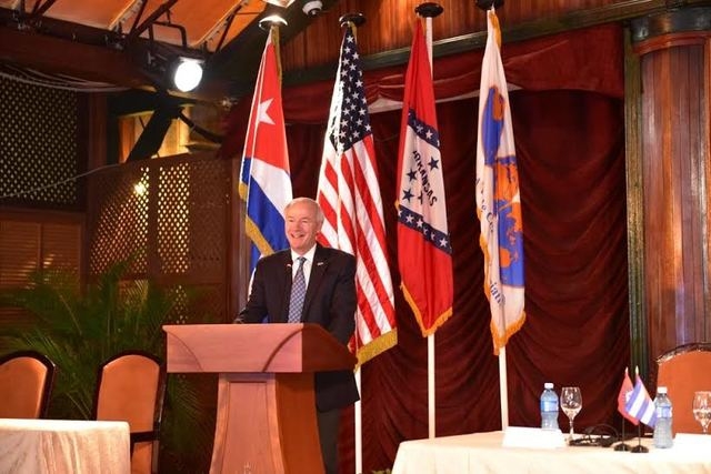 Hutchinson wants Arkansas first in line’ for increased trade with Cuba