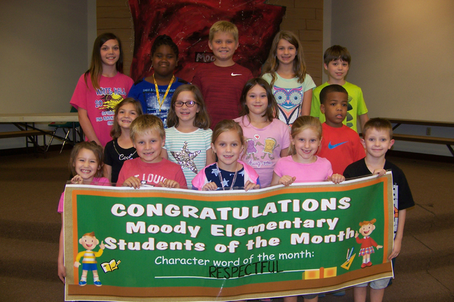 Moody honors students in September