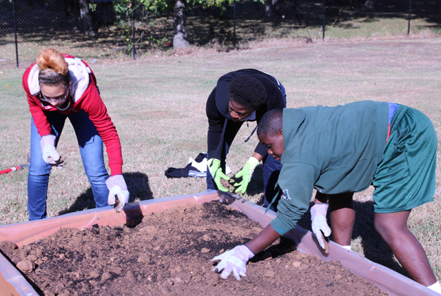 Church community garden gets help from students, What’s Next Pine Bluff