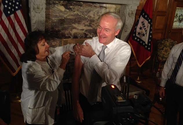 Governor urges Arkansans to get flu shots