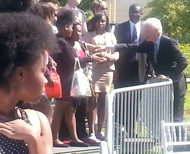 Dollarway students visit Clinton event
