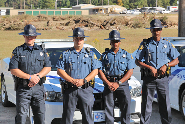 Four new state troopers report for duty