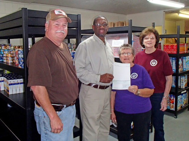 Caring and Sharing Pantry obtains $1K donation