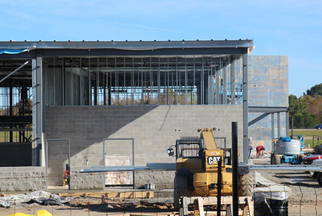 Trotter Auto dealership construction progressing ahead of schedule