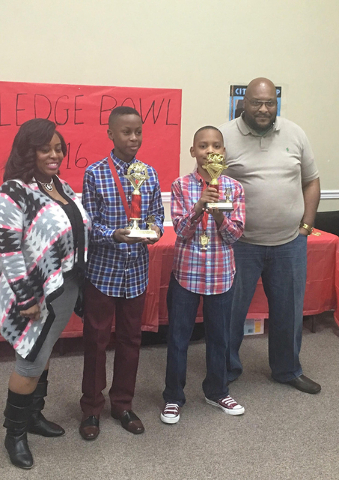 Elementary school students dominate knowledge bowl