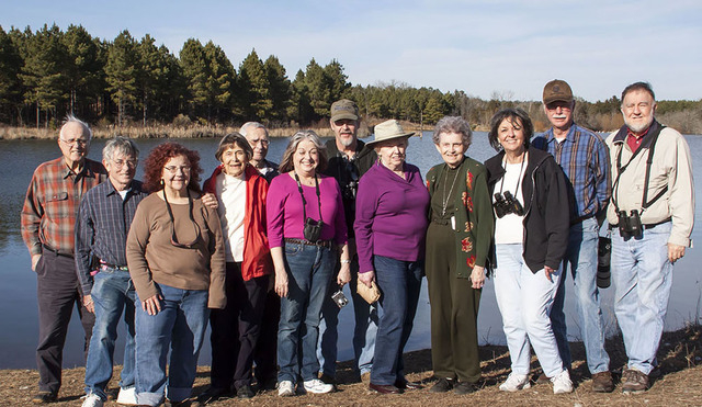 Audubon members watch swans at Heber Springs