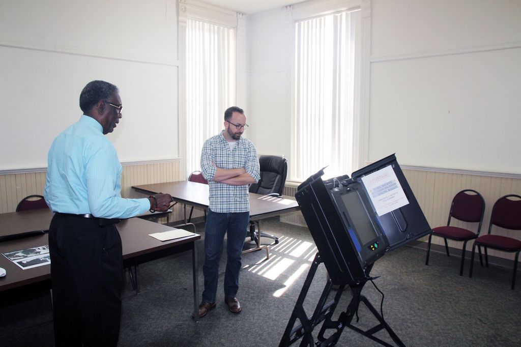 Disability advocate investigates proposed voting room