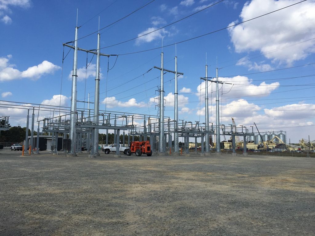 Entergy power station for biomass plant opens