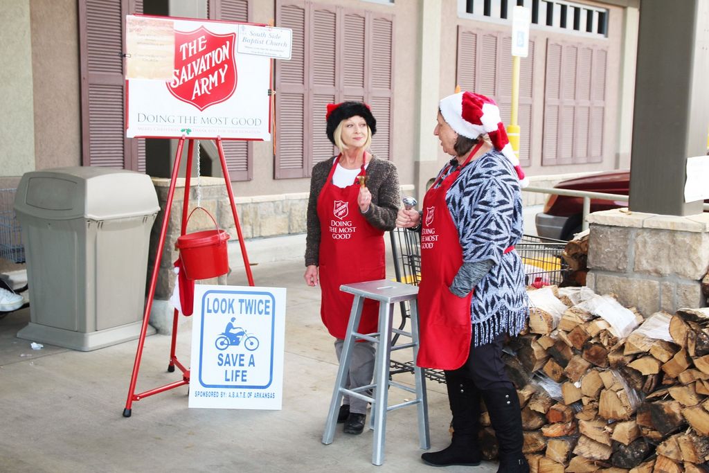 HEAR THEM RING: Salvation Army bell ringers