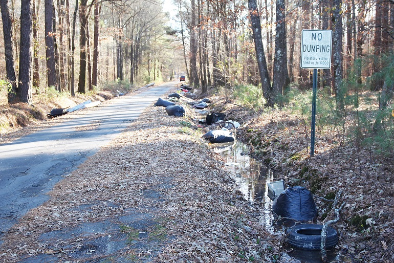 Illegal trash dumping plagues areas of Pine Bluff