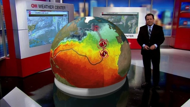 CNN VIDEO: Hurricane Alex forms, becomes rare January hurricane