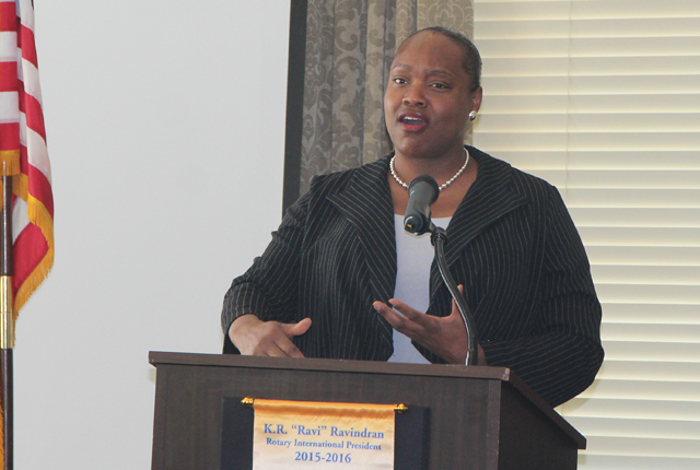 Flowers talks about mentoring, Dr. King, open carry during Rotary meeting