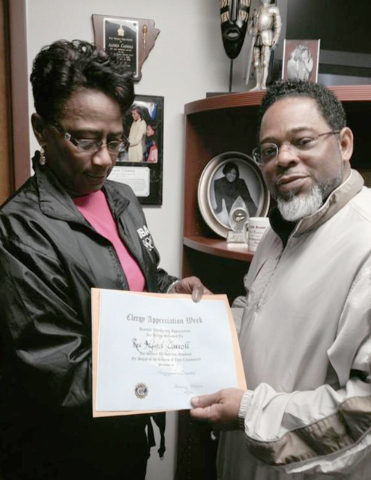 Carroll ministries receives award