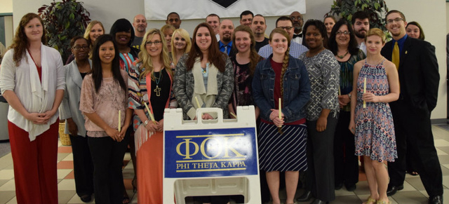 SEARK inducts new PTK honor society members