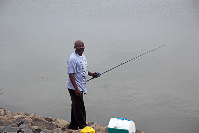Fishing in the Rain