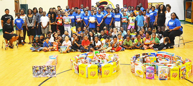 PB learning center cereal drive