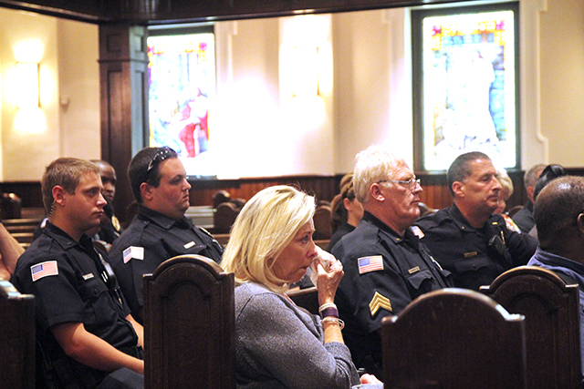 Praying for calm: PB memorial service honors victims of violence