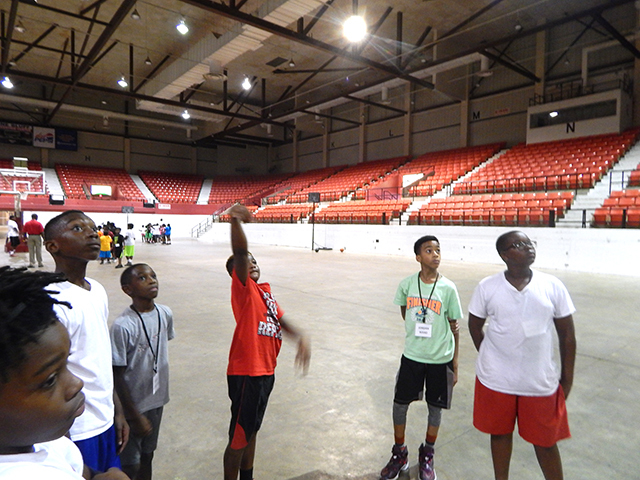 Police department’s annual basketball camp gets underway