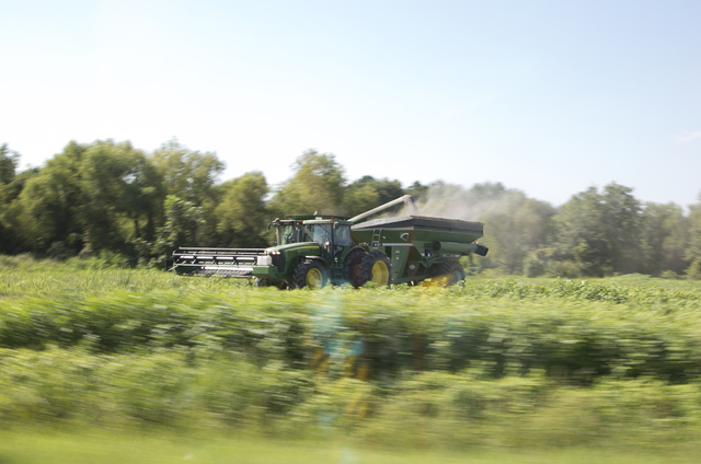 Sunshine allows combines to roll; cotton growers sampling ahead of harvest