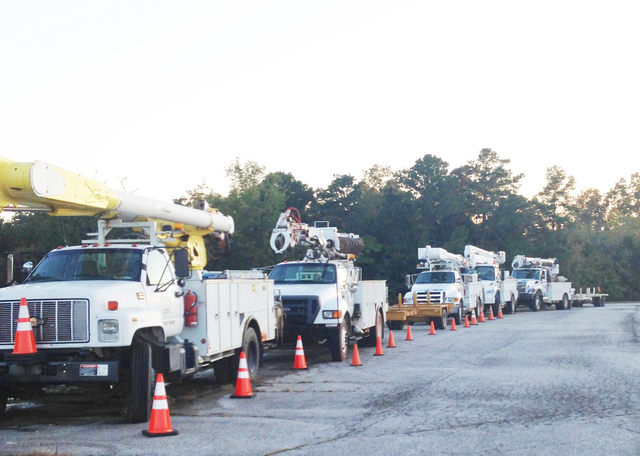 Linemen to assist in repairs