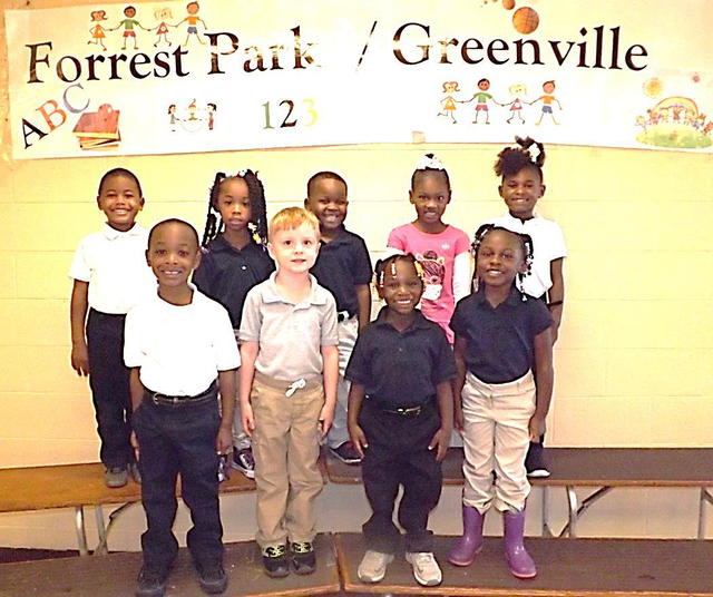 Forrest Park/Greenville Preschool honorees