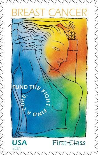 Breast cancer fund-raising stamps available