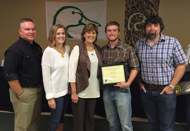 Massey receives Robert Burch Waterfowl Research Endowment