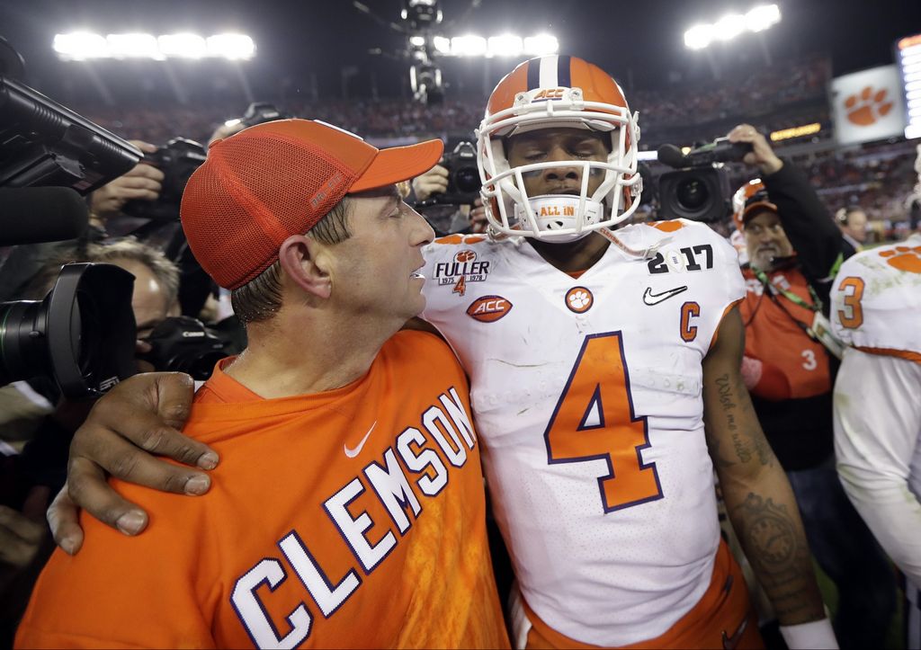 Watson, Clemson dethrone top-ranked Tide, 35-31