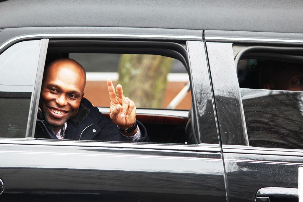 Hunter leads MLK parade through downtown Pine Bluff