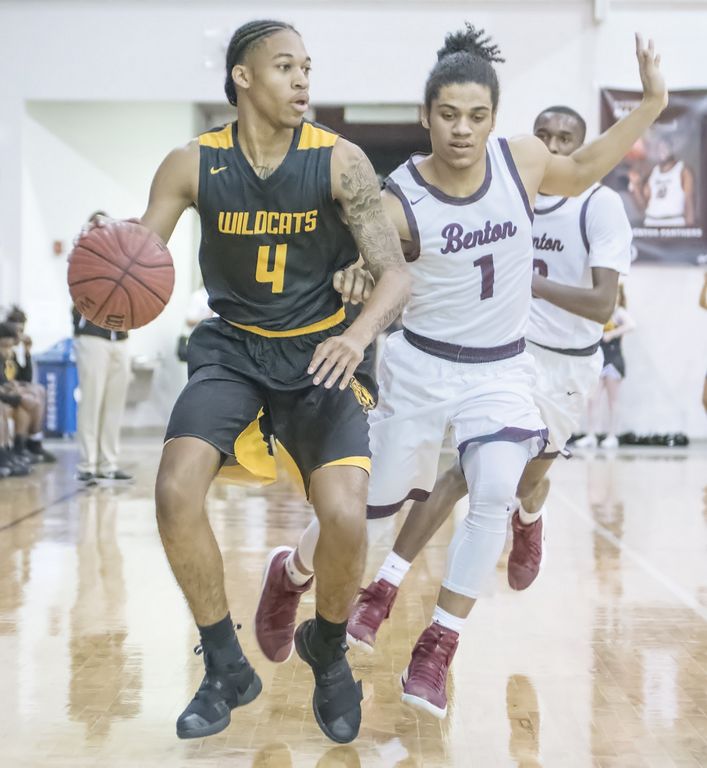Benton too much for Wildcat boys in 57-32 loss