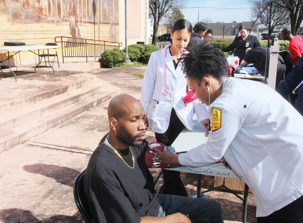 Downtown health fair held Friday afternoon