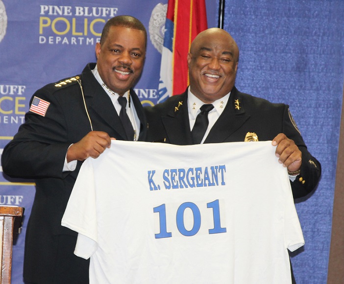 Sergeant sworn in as assistant Pine Bluff police chief