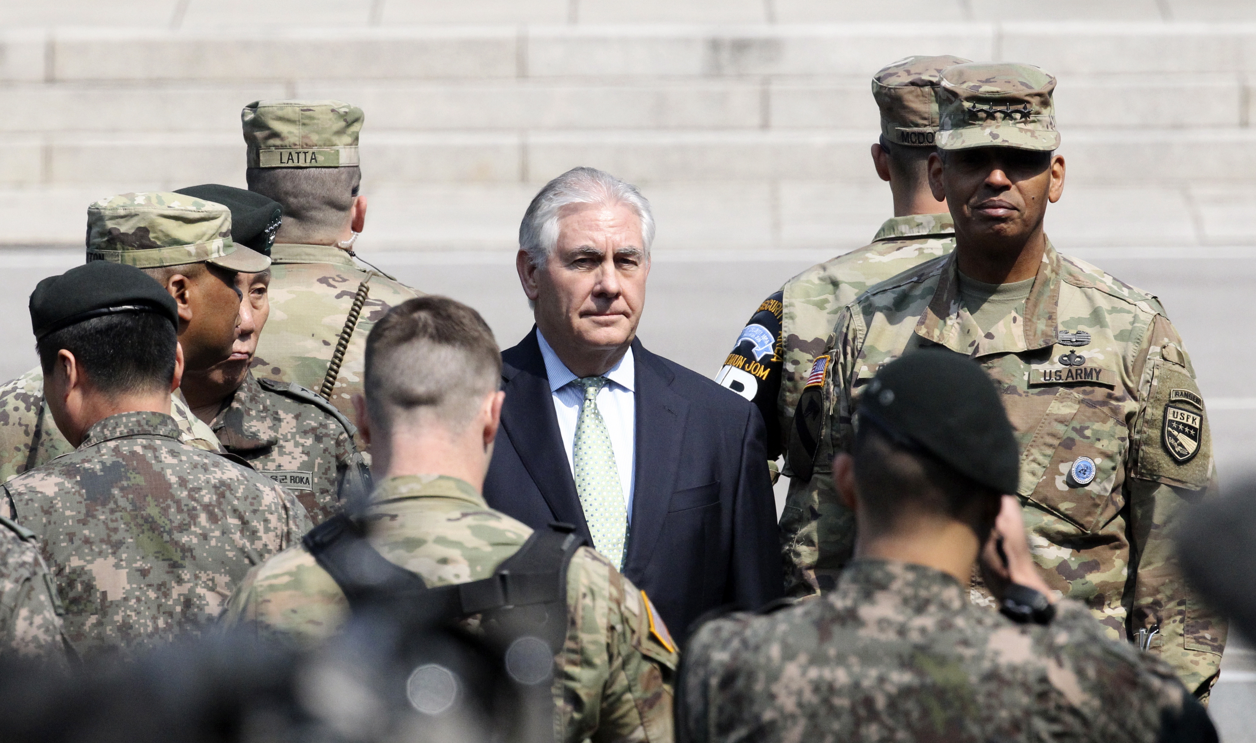 Tillerson: Use of pre-emptive force an option with NKorea