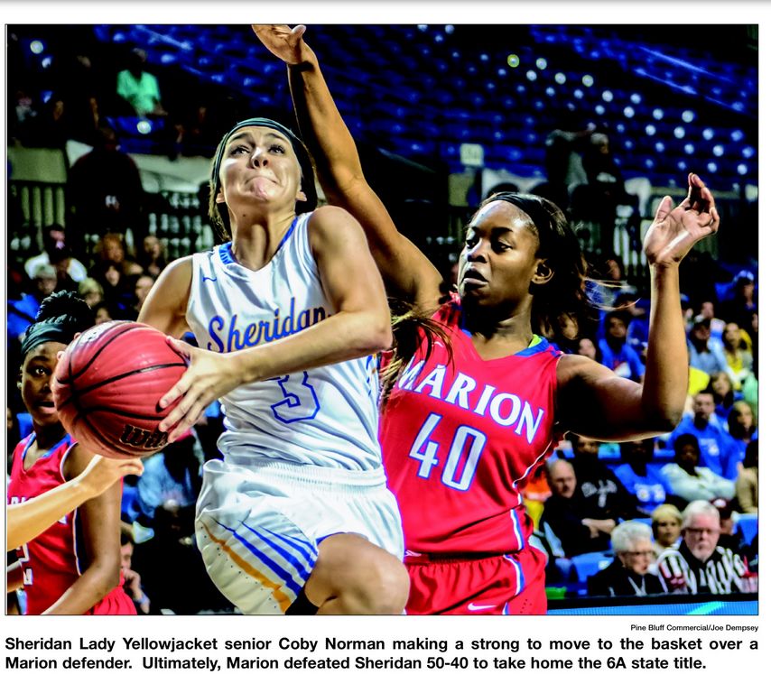 Marion outlasts Sheridan to take girls Arkansas 6A title