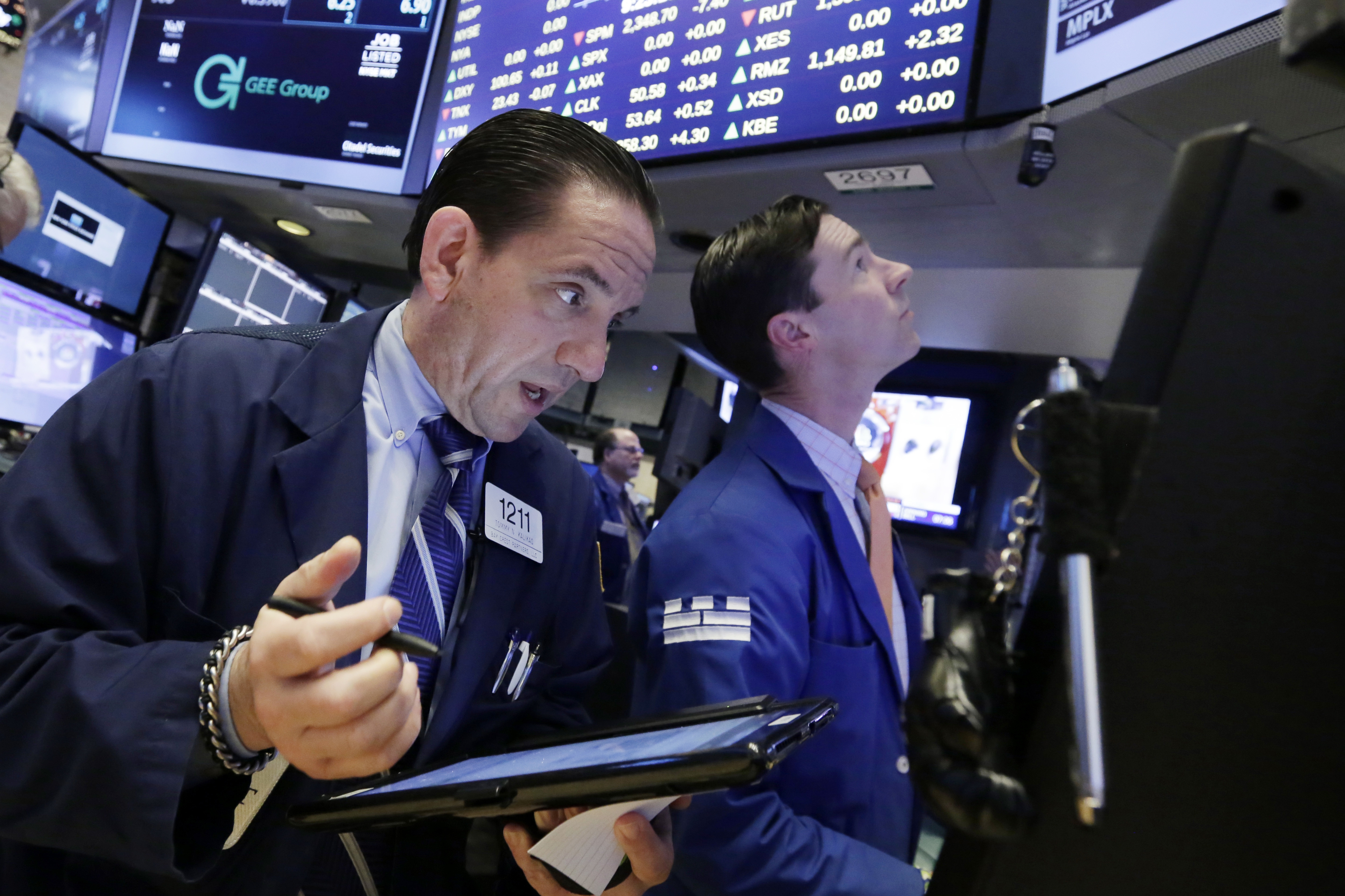 OPENING BELL: Stocks slip again following weak business investment report