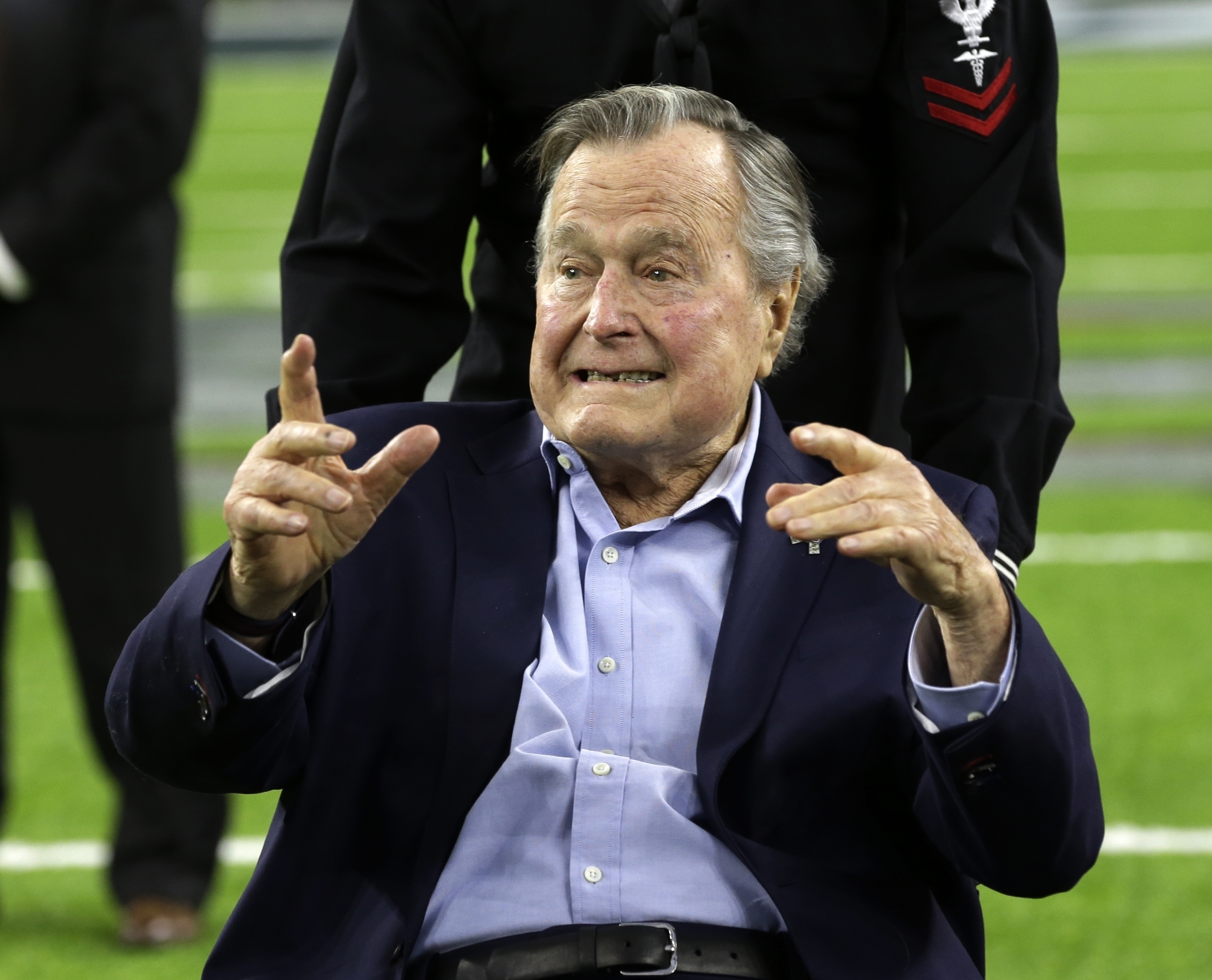 Former President George H.W. Bush hospitalized in Houston