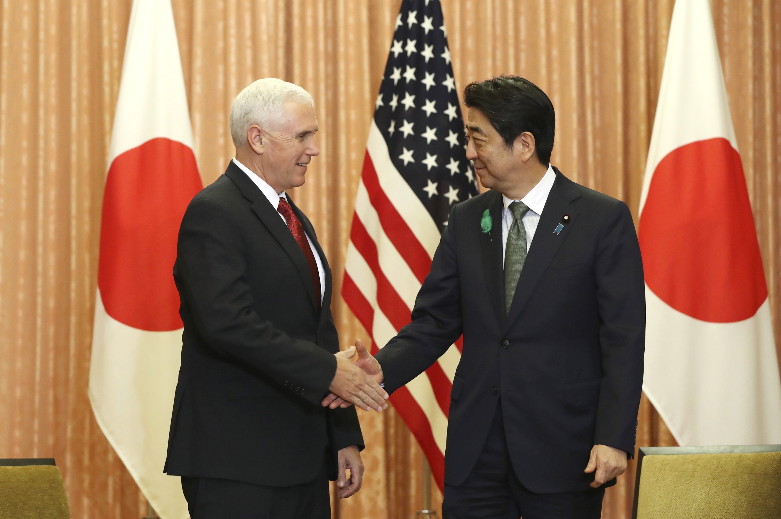 US VP Pence assures Japan: America is with you ‘100 percent’