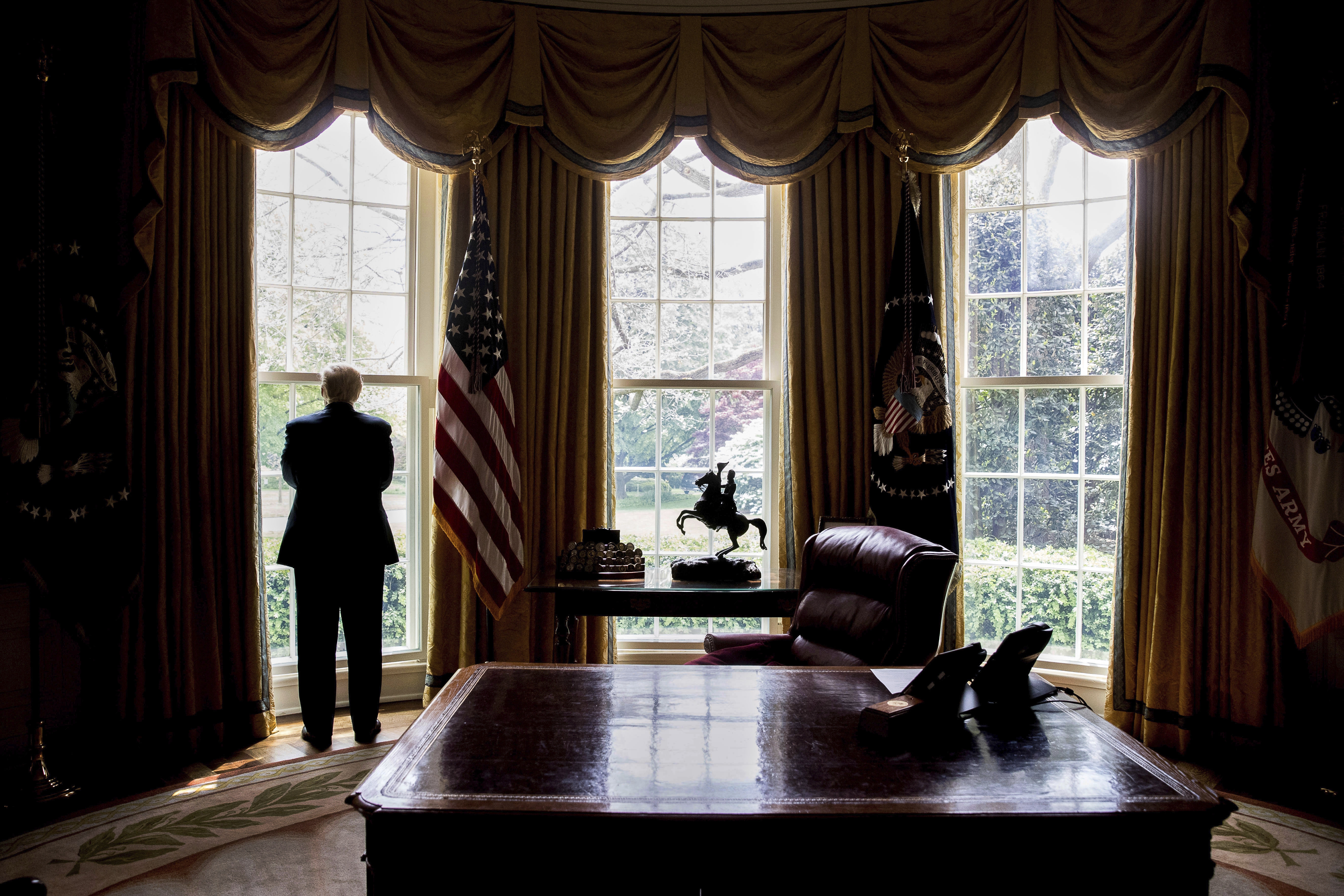 TRUMP AT 100 DAYS: A president’s very public education