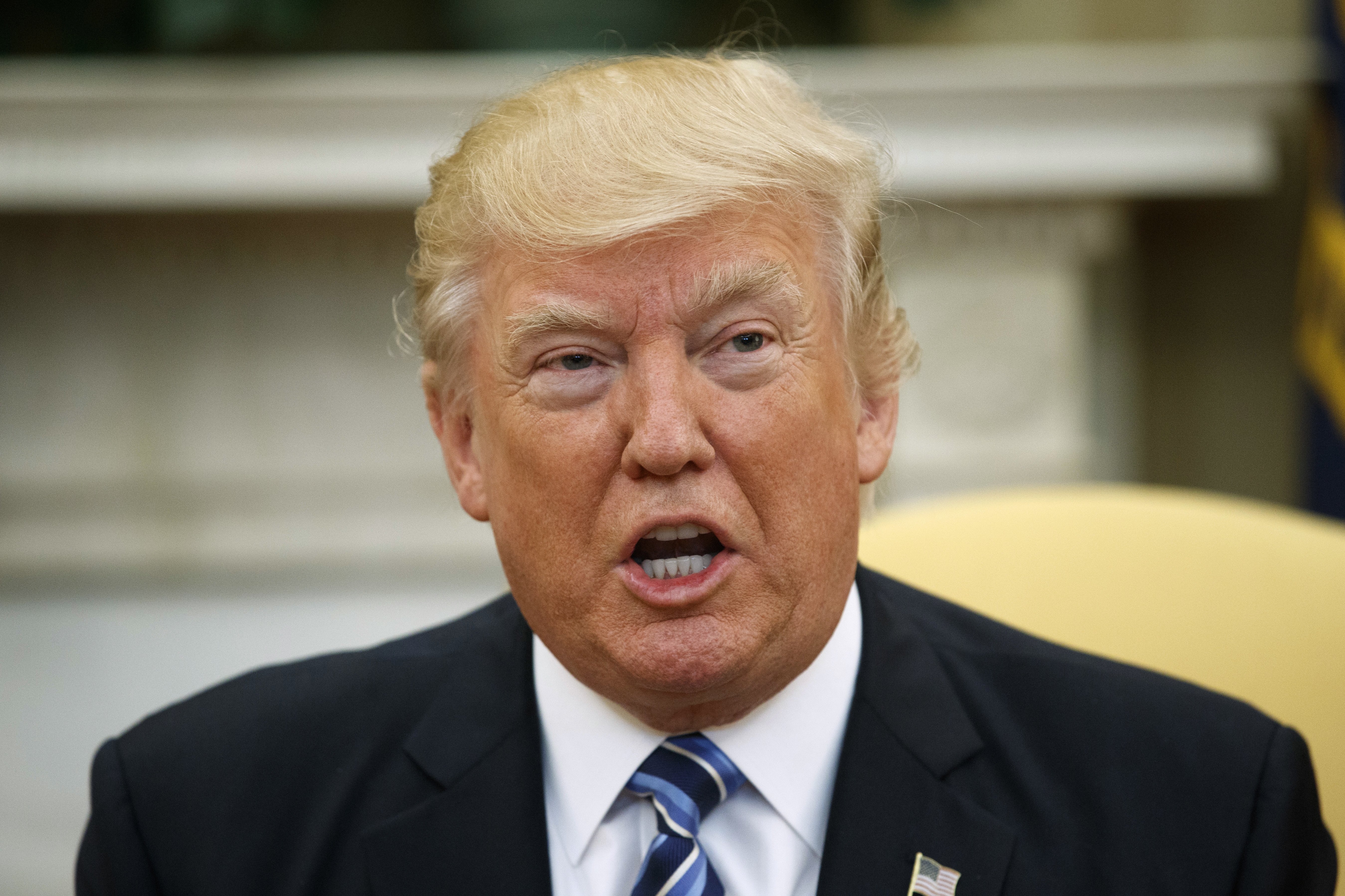 Trump says US won’t leave NAFTA — for now