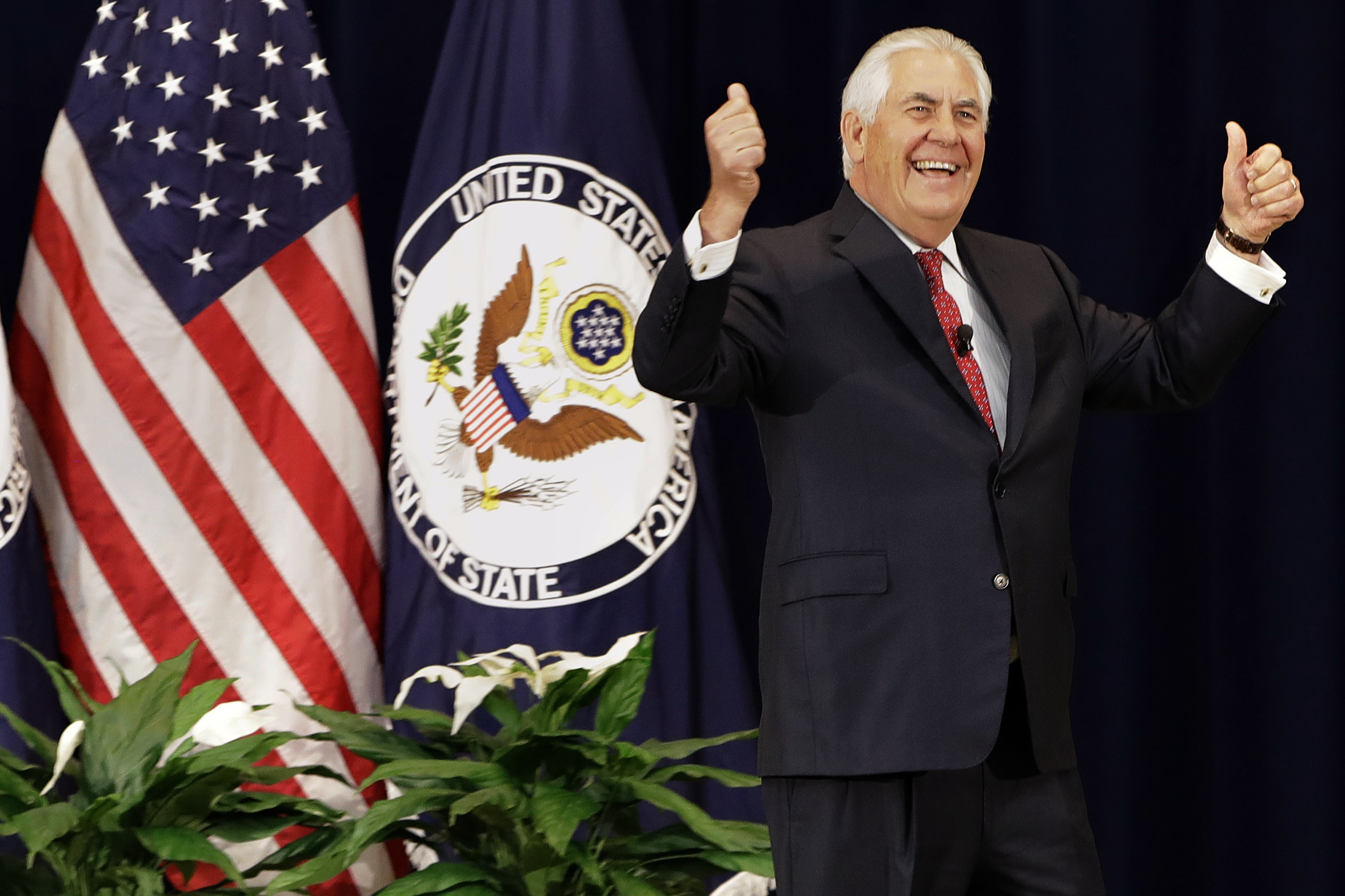 Tillerson: America First means separating US policy, values