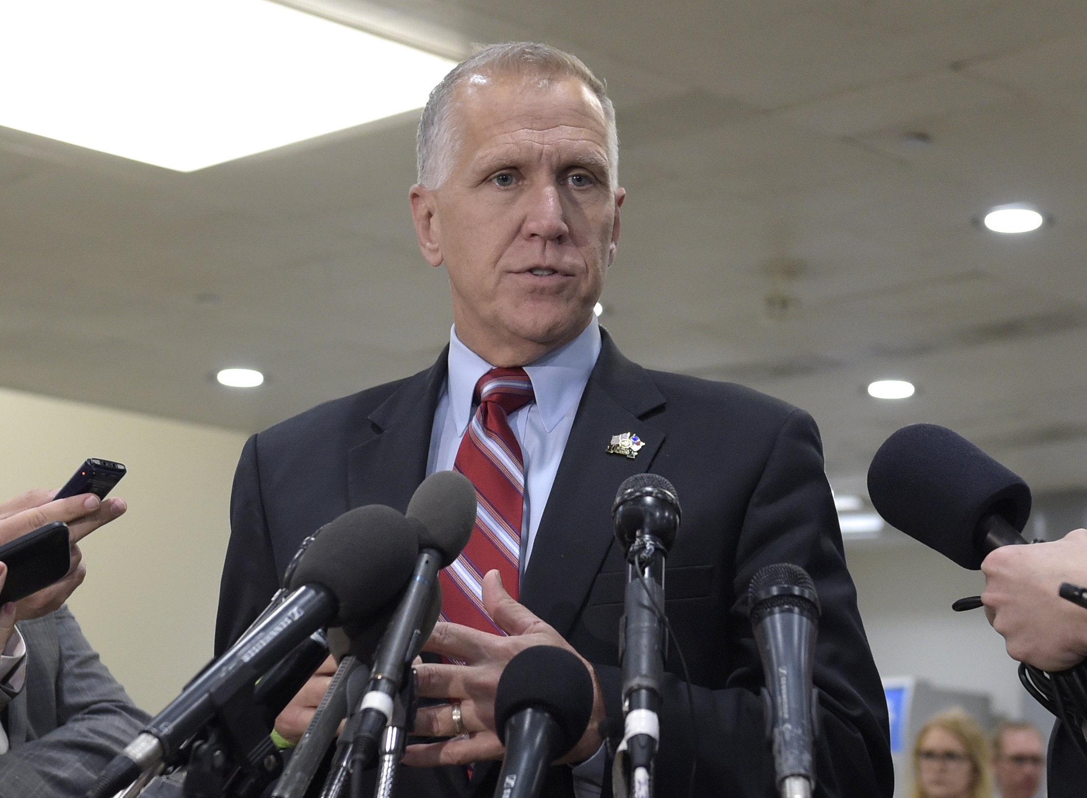 NC senator says "I’m fine" after race collapse