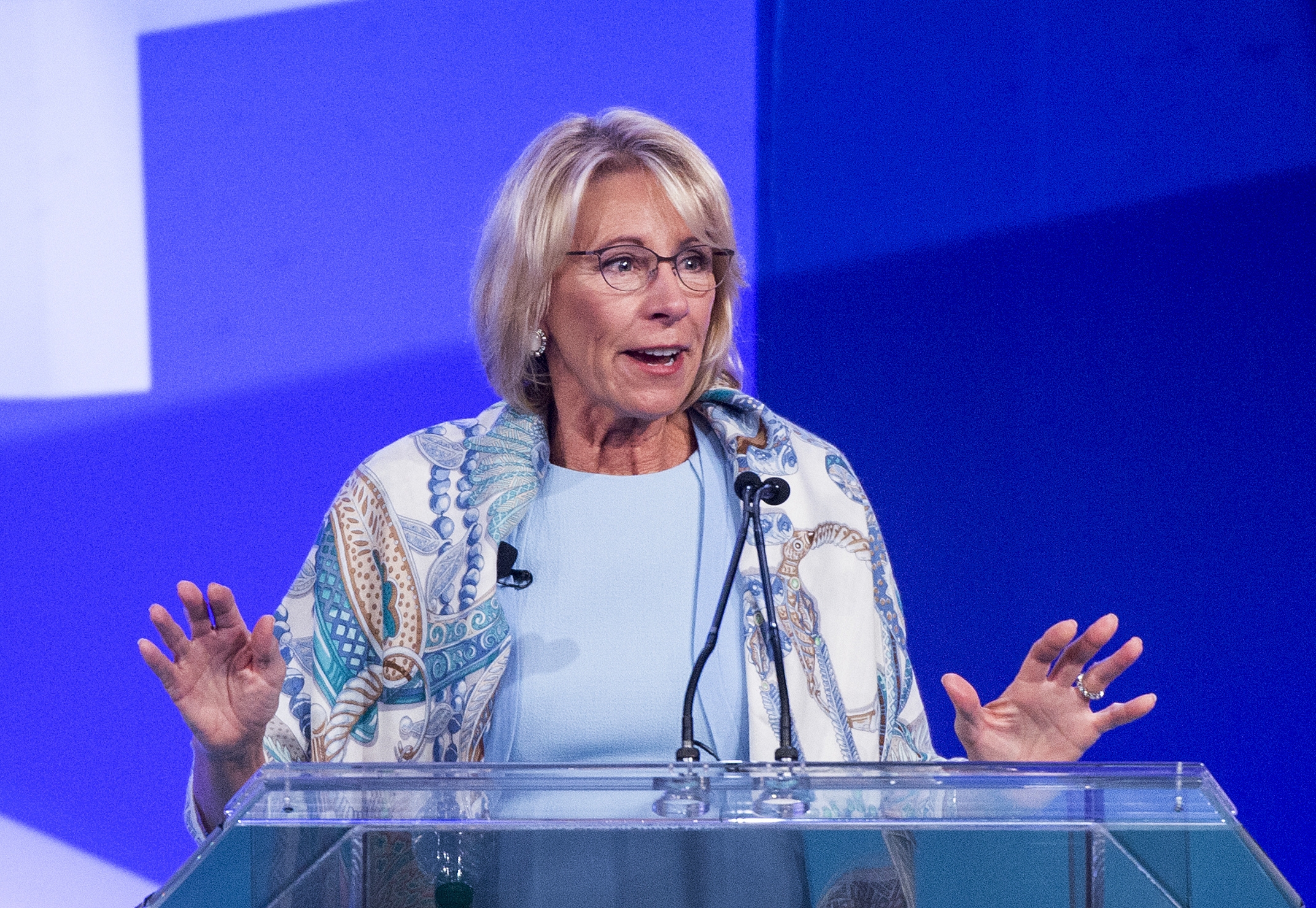 DeVos booed speaking at historically black university