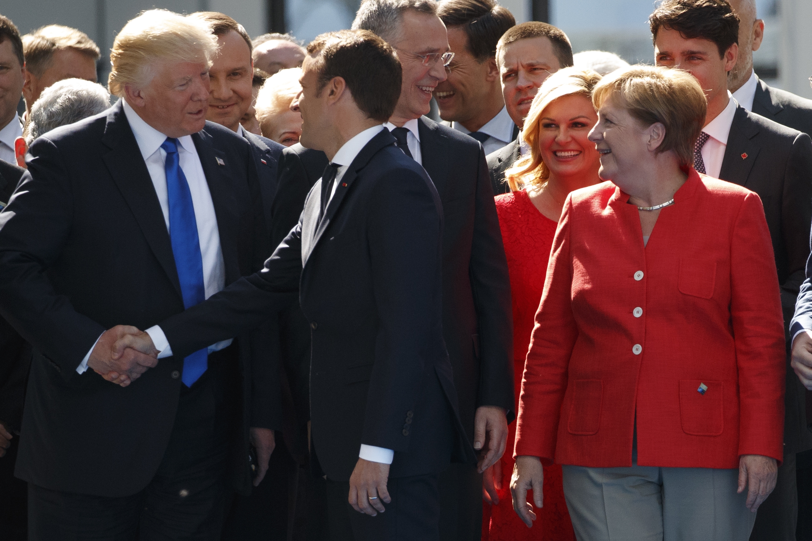 Trump handshake showdown: France’s Macron just won’t let go