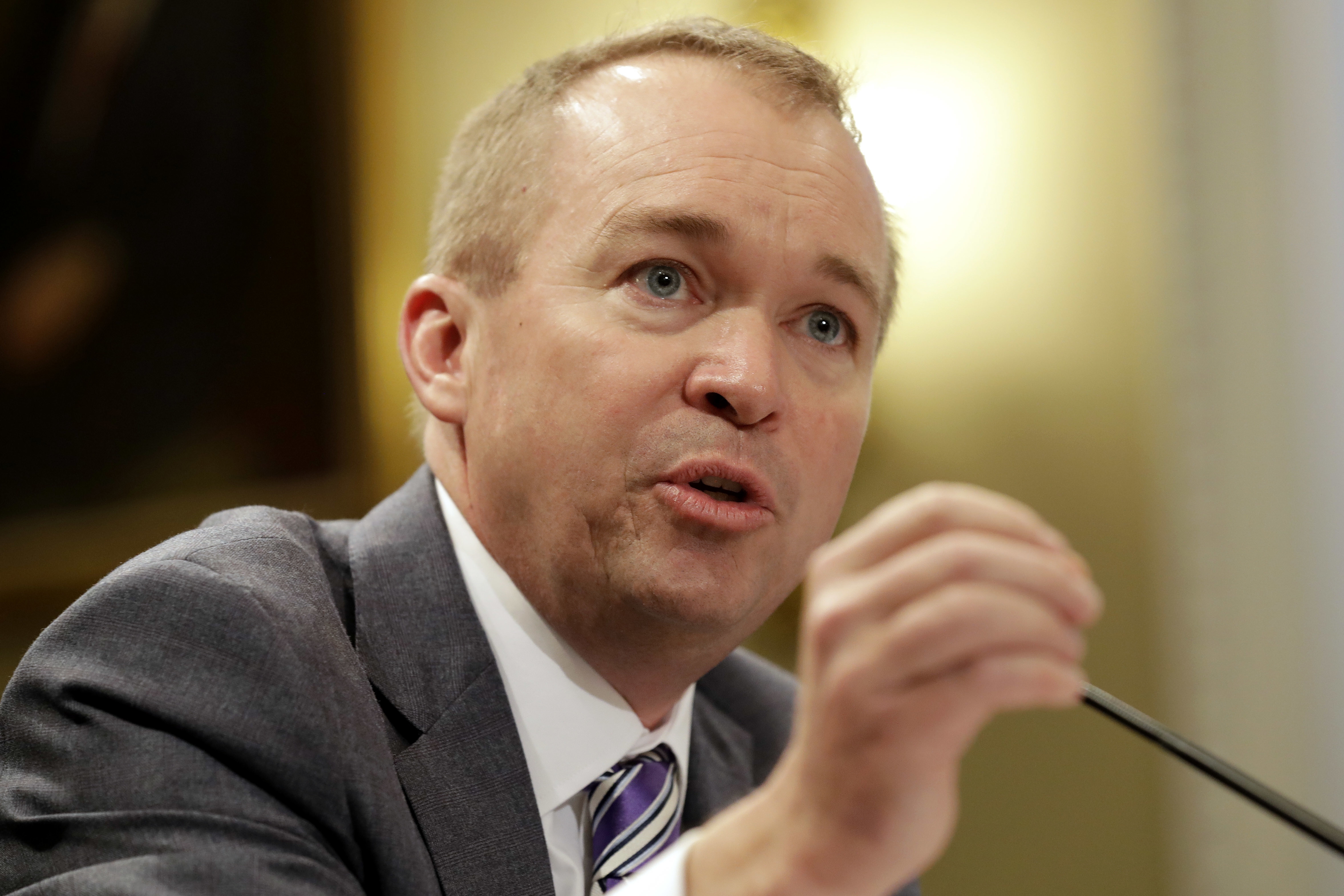 Mulvaney defends plans to cut social programs