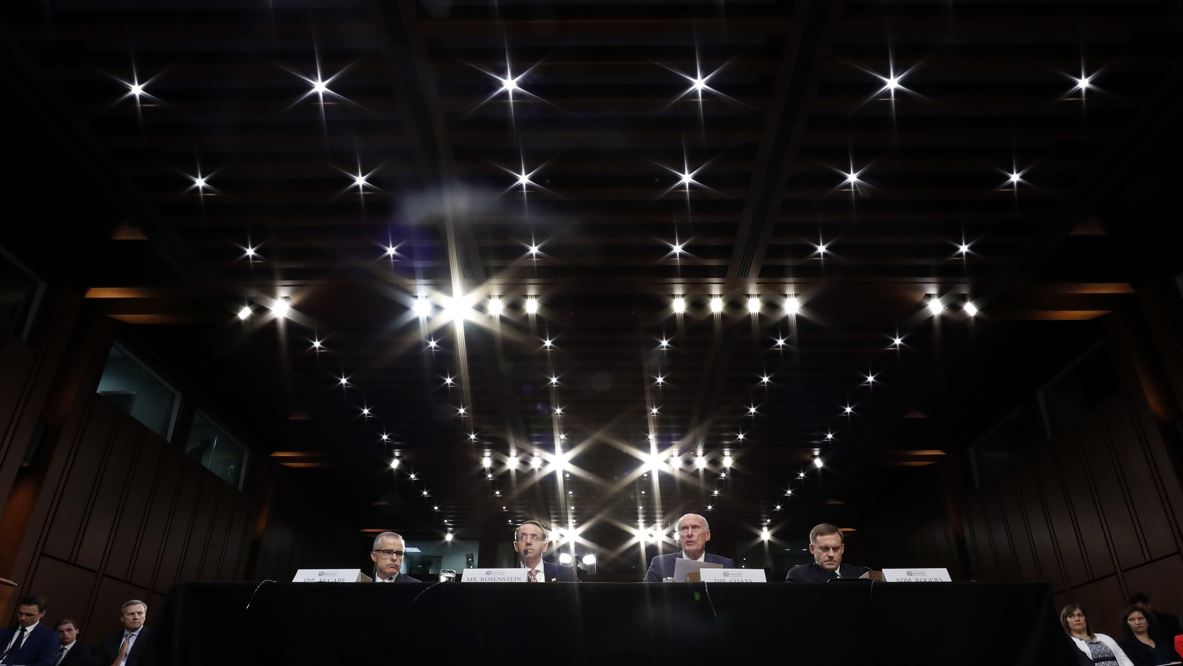 US intelligence chiefs decline to discuss Trump contacts