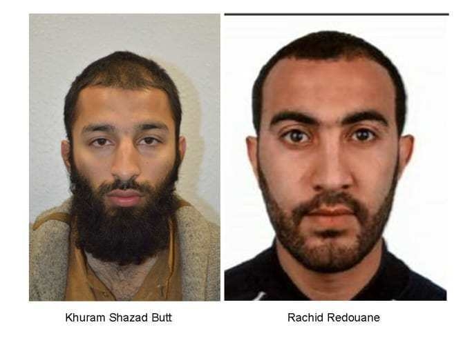 London police name 2 of 3 attack suspects